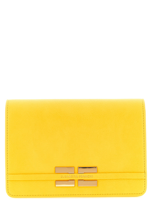 Elisabetta Franchi Bicolor Polyester Crossbody Bag