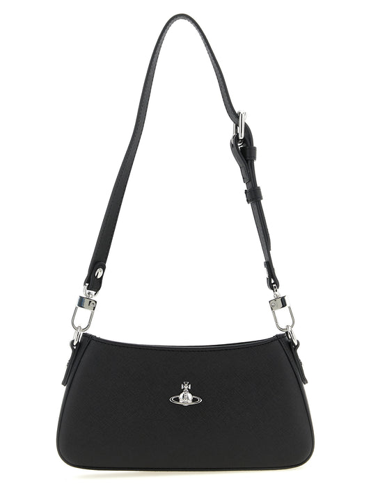 Vivienne Westwood Black Polyethylene Shoulder Bag
