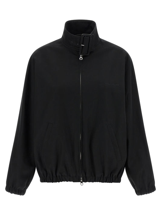 Courrèges Black Cotton Bomber