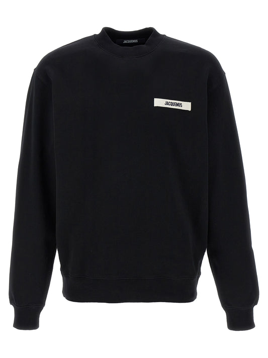 Jacquemus Black Cotton Sweatshirt