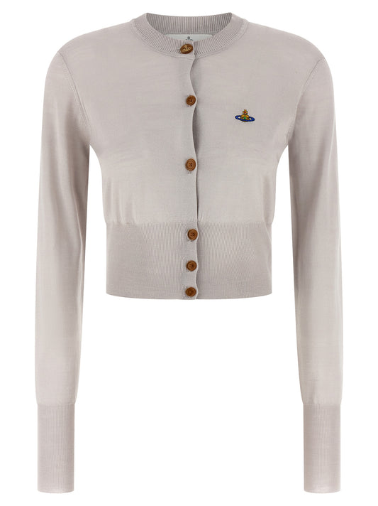 Vivienne Westwood Gray Wool Cardigan