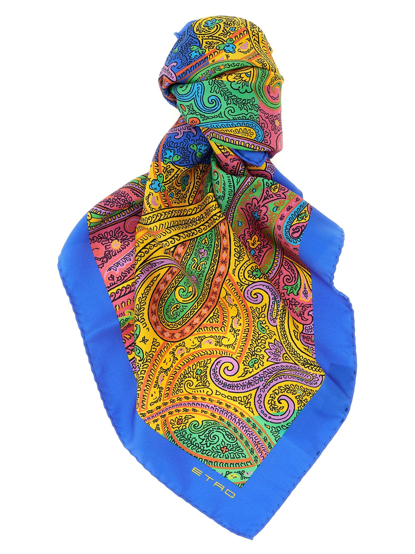 Etro Multicolor Silk Scarf