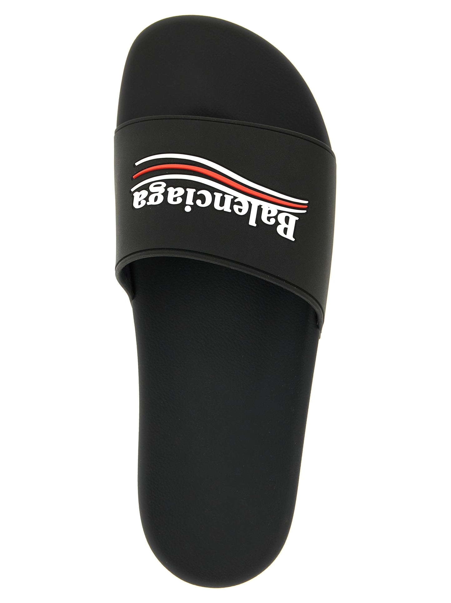 Balenciaga Black Plastic Slides