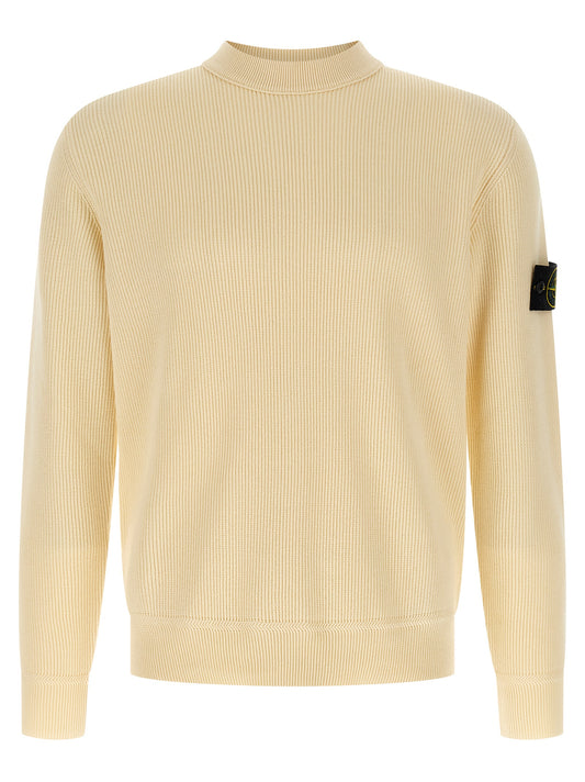 Stone Island Beige Cotton Cardigan