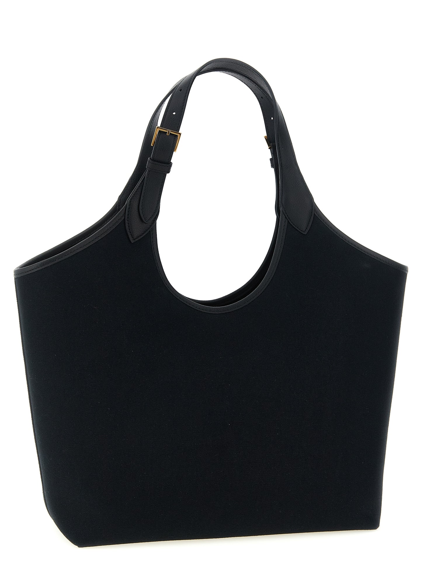 Versace Black Cotton Tote Bag