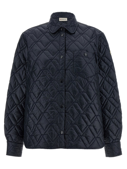 Moncler Blue Polyamide Shell Jacket
