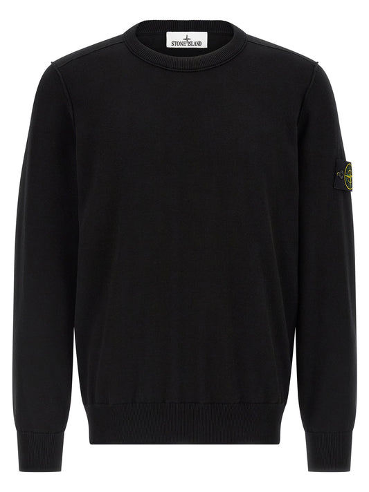 Stone Island Black Cotton Cardigan