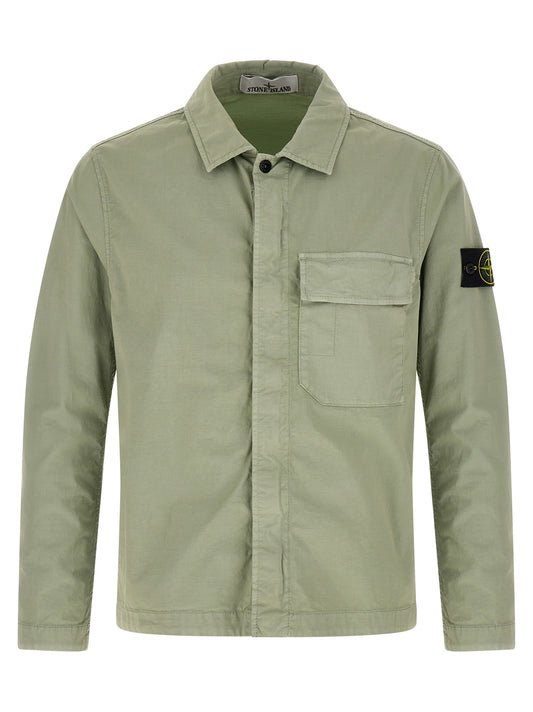 Stone Island Bicolor Cotton Blouse