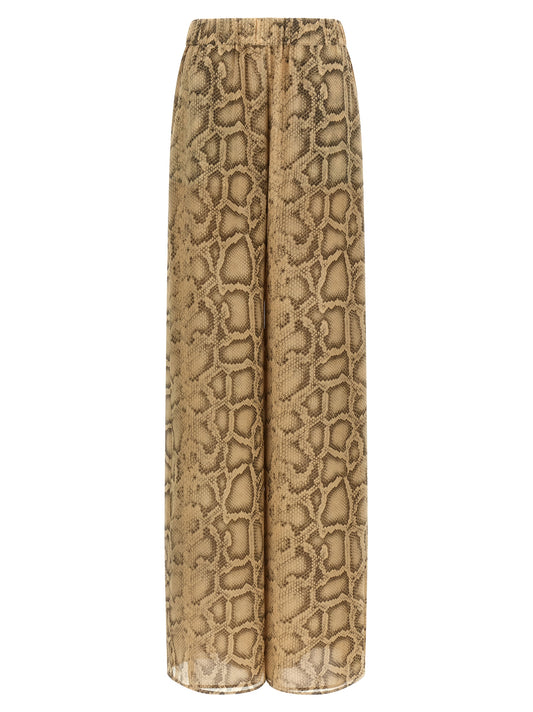 The Andamane Beige Polyester Pants
