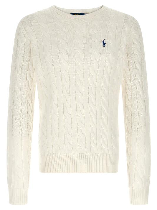 Polo Ralph Lauren White Cotton Cardigan