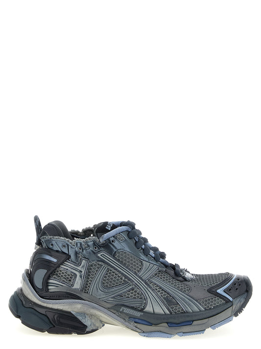 Balenciaga Gray Polyethylene Athletic Sneakers