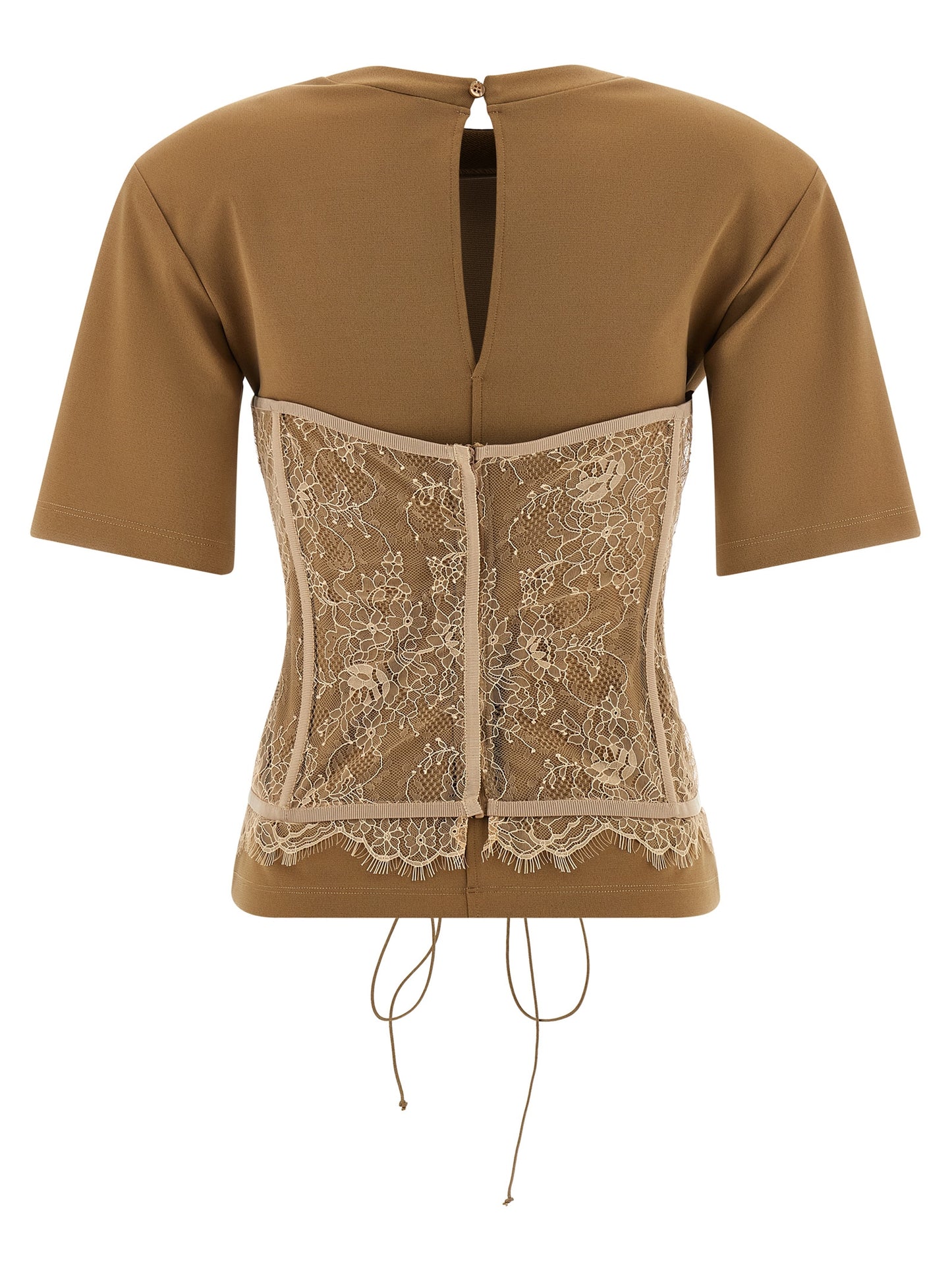 Giuseppe Di Morabito Brown Viscose T-Shirt