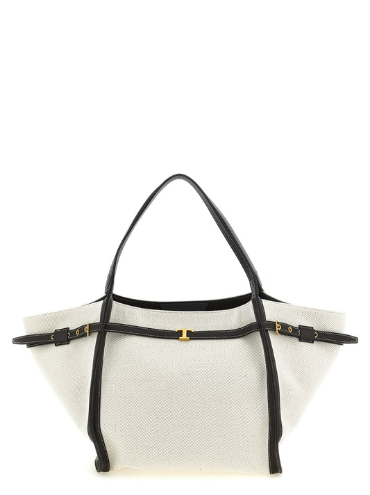 Tod's Multicolor Linen Tote Bag