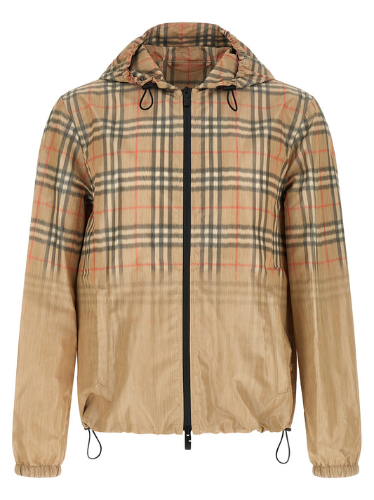 Burberry Beige Viscose Shell Jacket