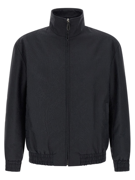 Etro Blue Polyamide Jacket