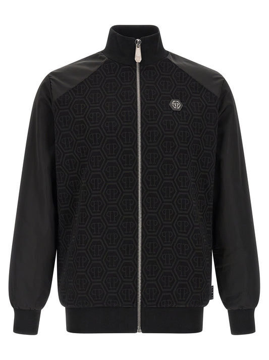 Philipp Plein Black Cotton Sweatshirt