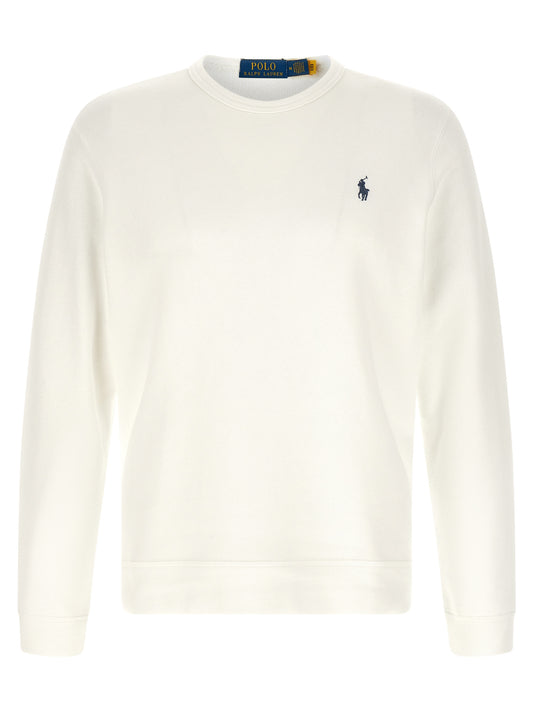 Polo Ralph Lauren White Cotton Sweatshirt