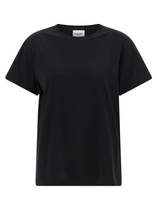 Isabel Marant Étoile Black Cotton T-Shirt