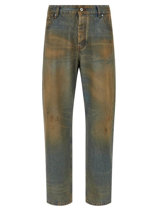 Jacquemus Multicolor Cotton Straight-Leg Jeans