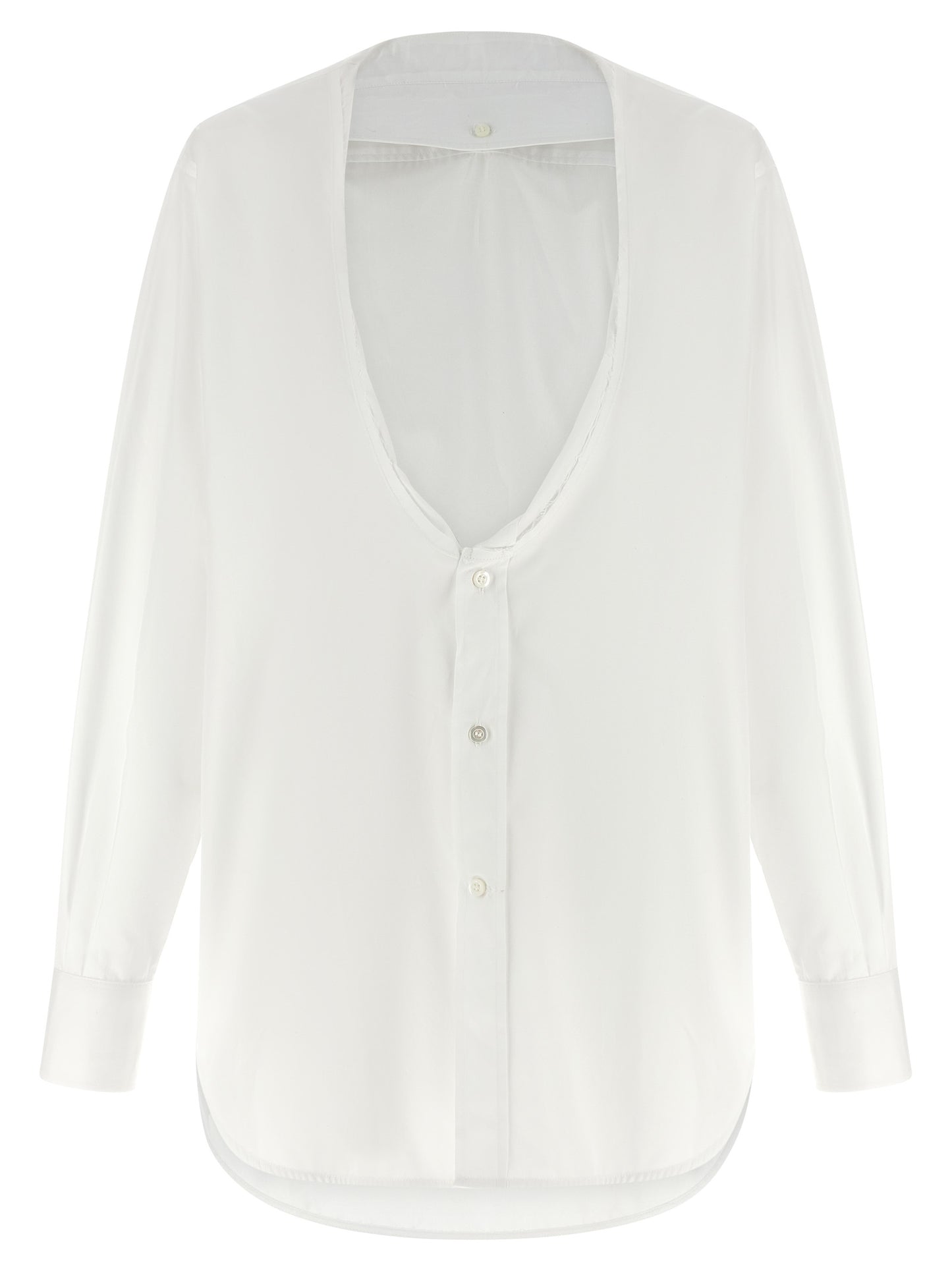 Maison Margiela White Cotton Blouse
