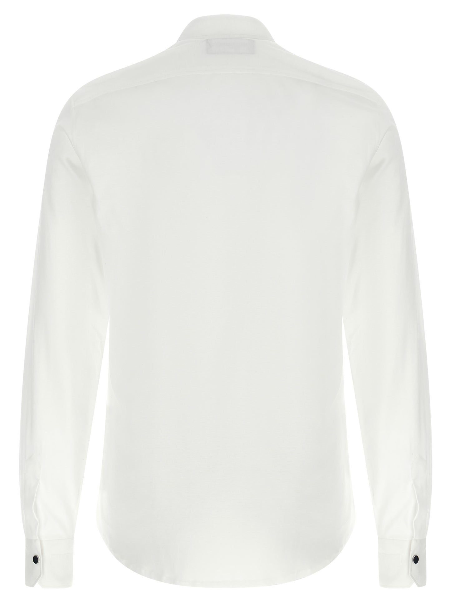 Kiton White Cotton Blouse