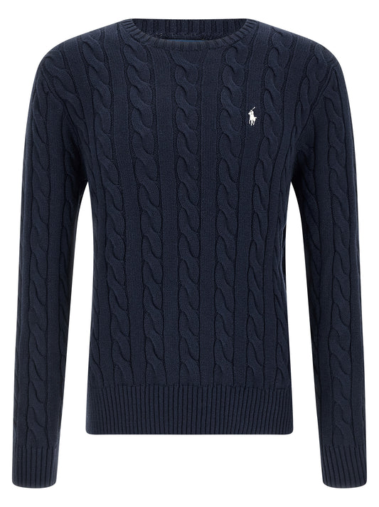 Polo Ralph Lauren Blue Cotton Cardigan