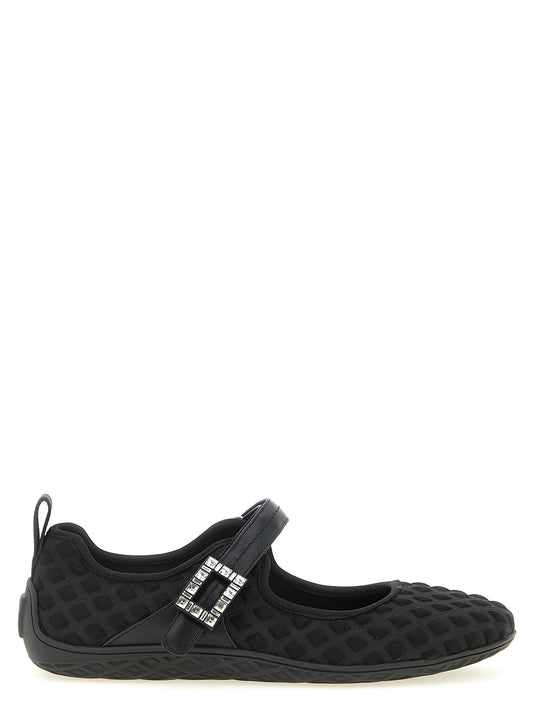 Roger Vivier Black Polyamide Ballet Flats