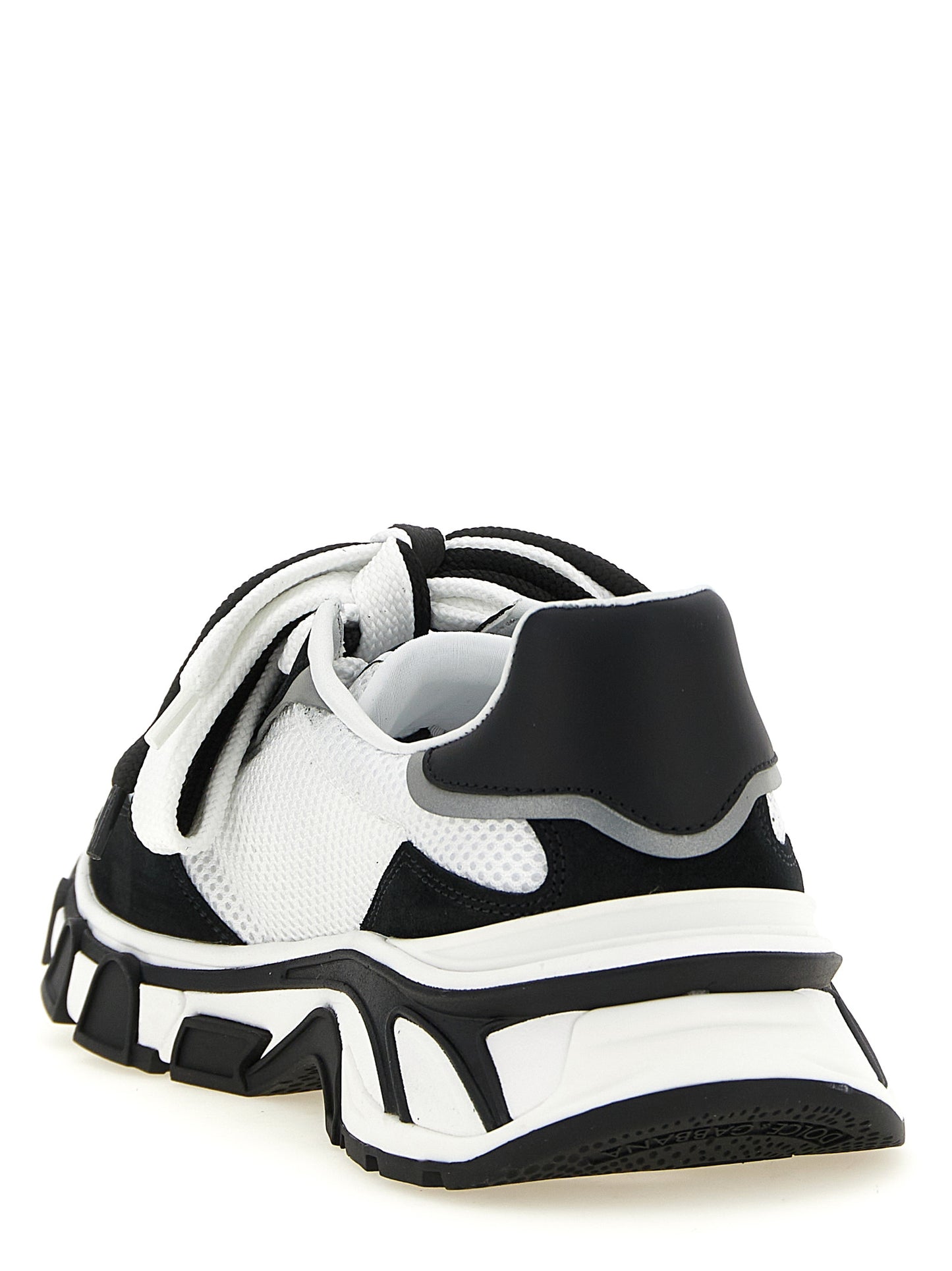 Dolce & Gabbana Bicolor Polyester Athletic Sneakers