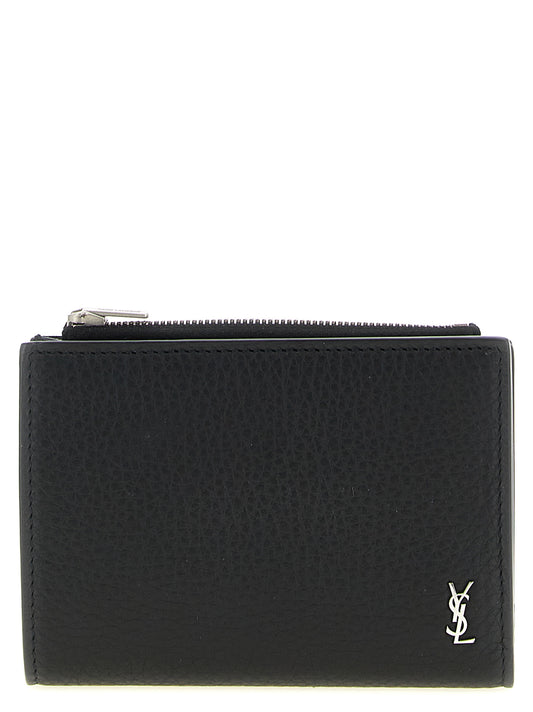 Saint Laurent Black Calfskin Wallet
