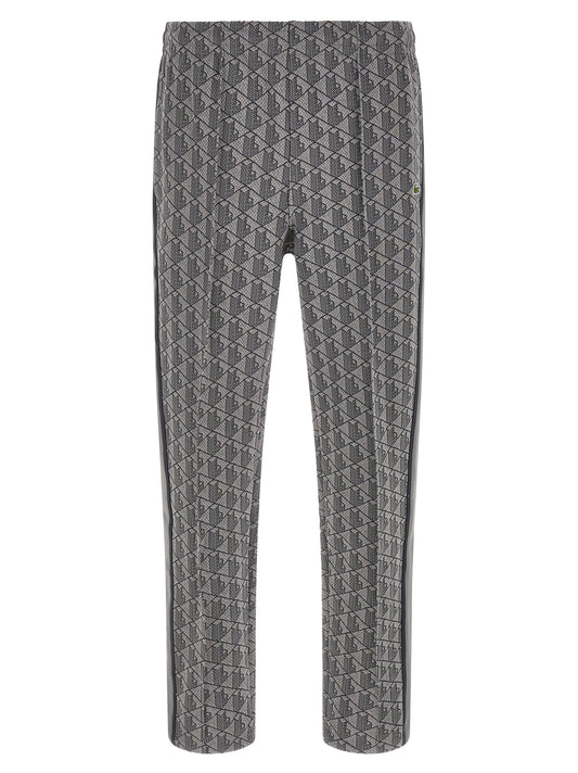 Lacoste Gray Polyester Joggers (Workout Pants)