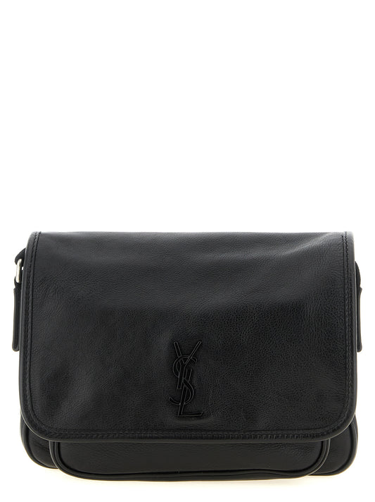 Saint Laurent Black Calfskin Crossbody Bag