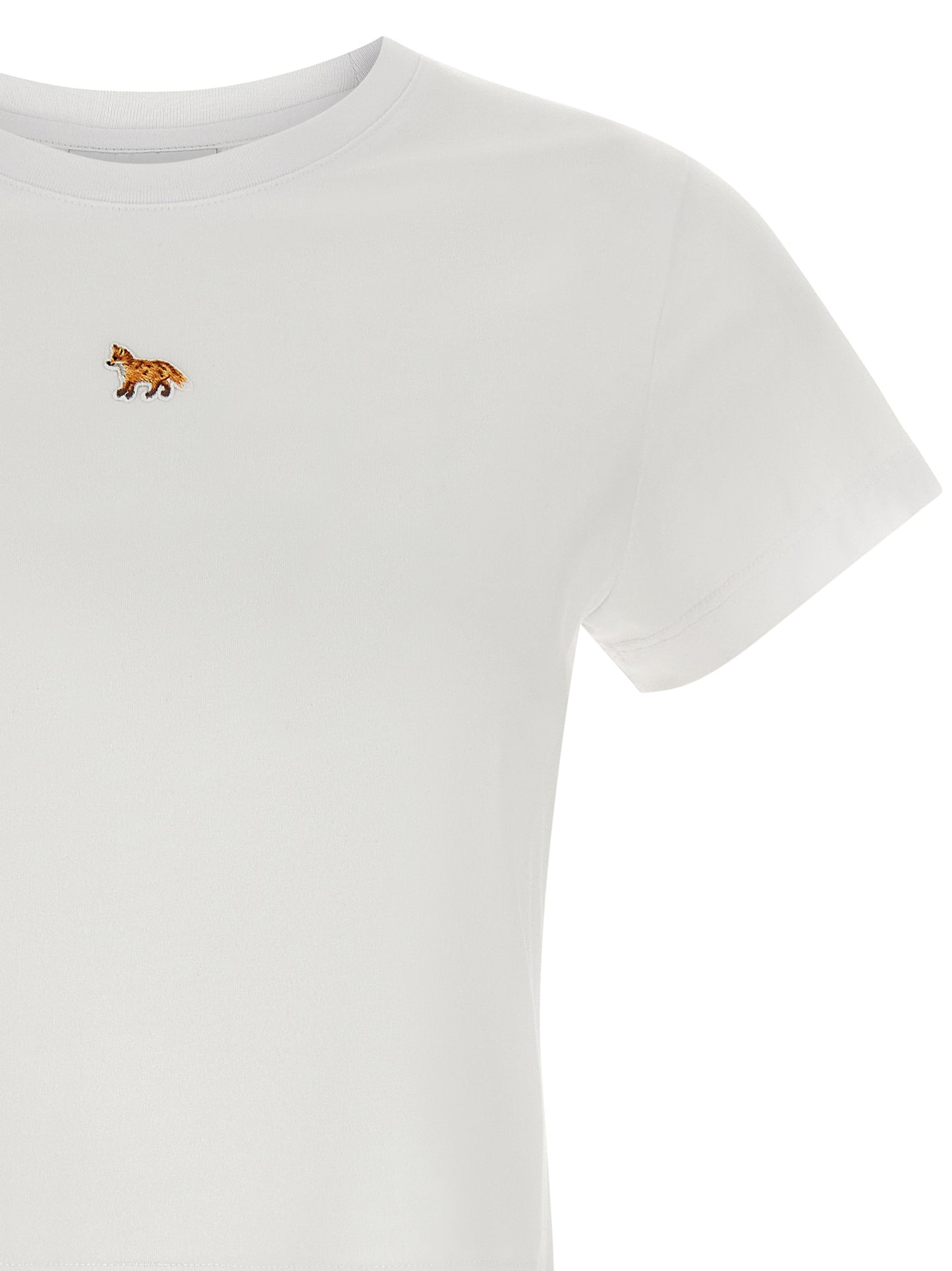 Maison Kitsuné White Cotton T-Shirt