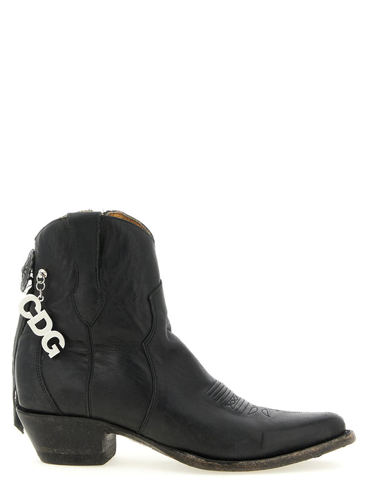 Comme Des Garçons Black Cowhide Chelsea Boots