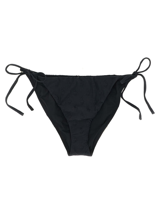 Polo Ralph Lauren Black Recycled Polyester Bikini