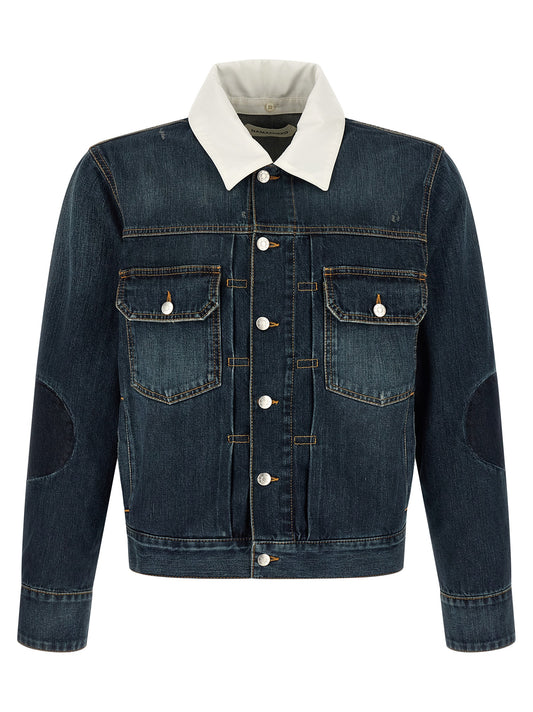Namacheko Blue Cotton Denim Jacket