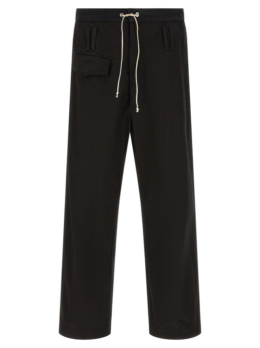 Namacheko Black Cotton Casual Pants