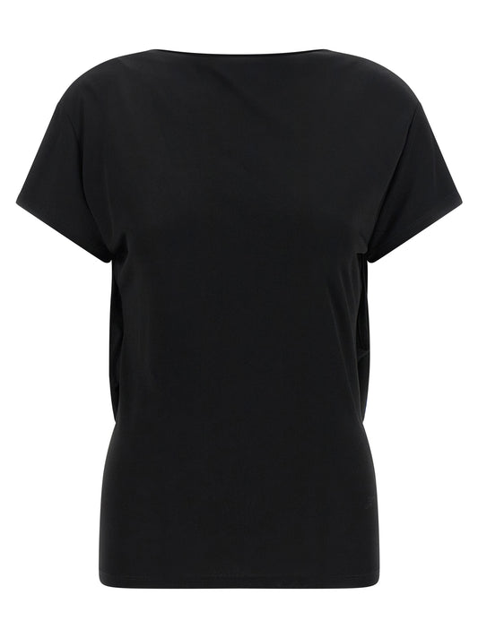 Jacquemus Black Viscose T-Shirt