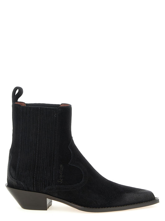 Sonora Black Calfskin Chelsea Boots