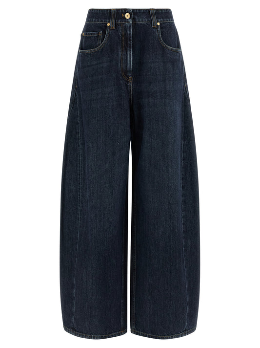 Brunello Cucinelli Blue Cotton Jeans Denim