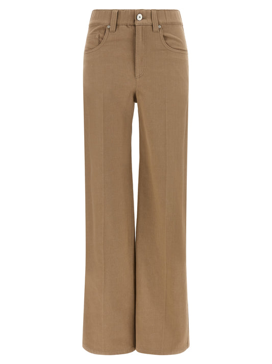 Brunello Cucinelli Beige Cotton Jeans Denim