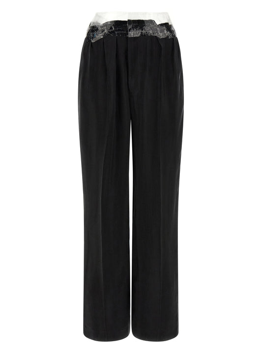Maison Margiela Black Copper Casual Pants