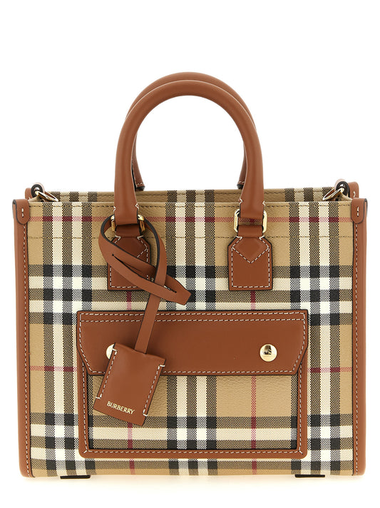 Burberry Beige Polyethylene Tote Bag