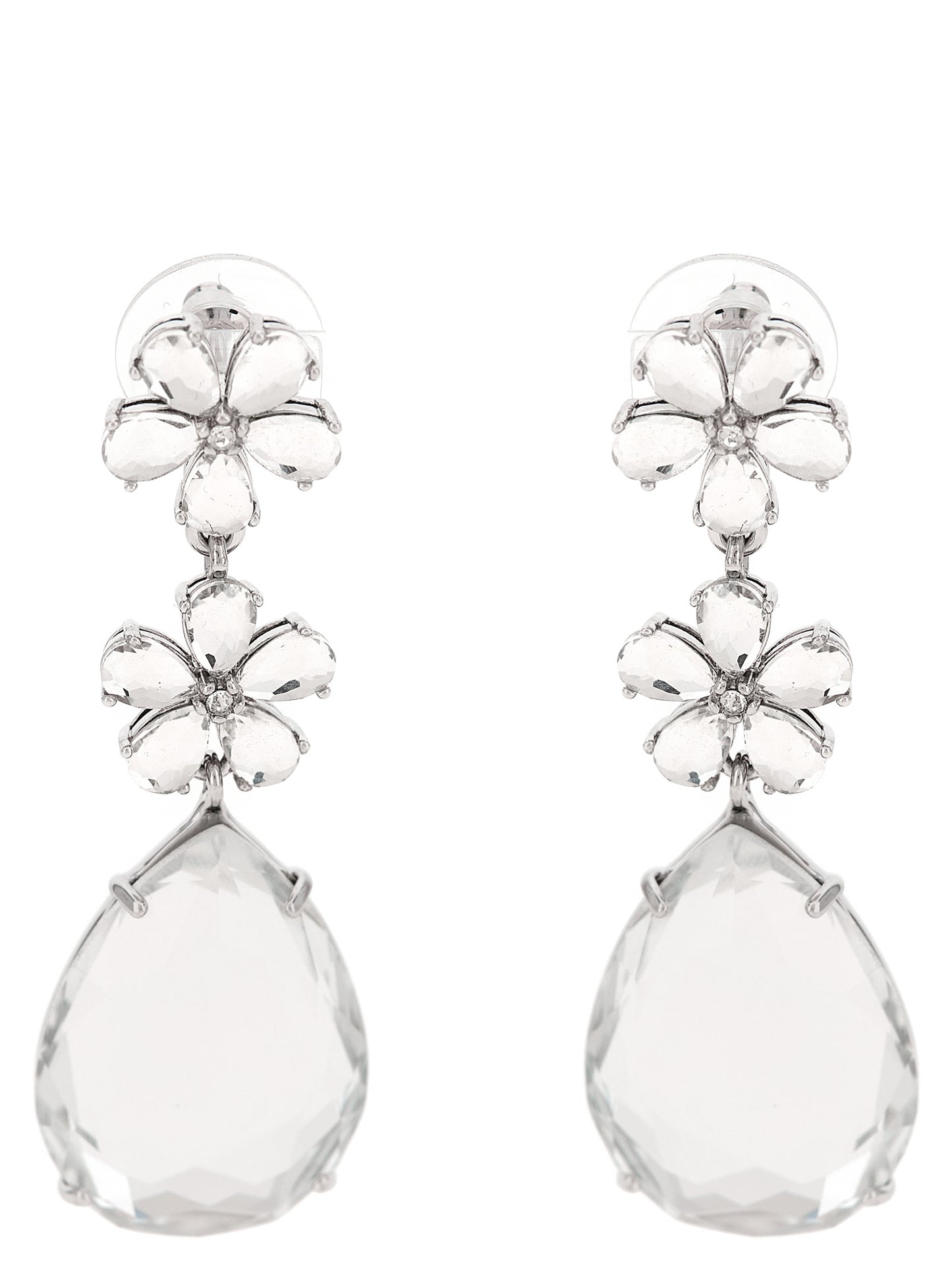 Self-Portrait Silver Brass Earrings