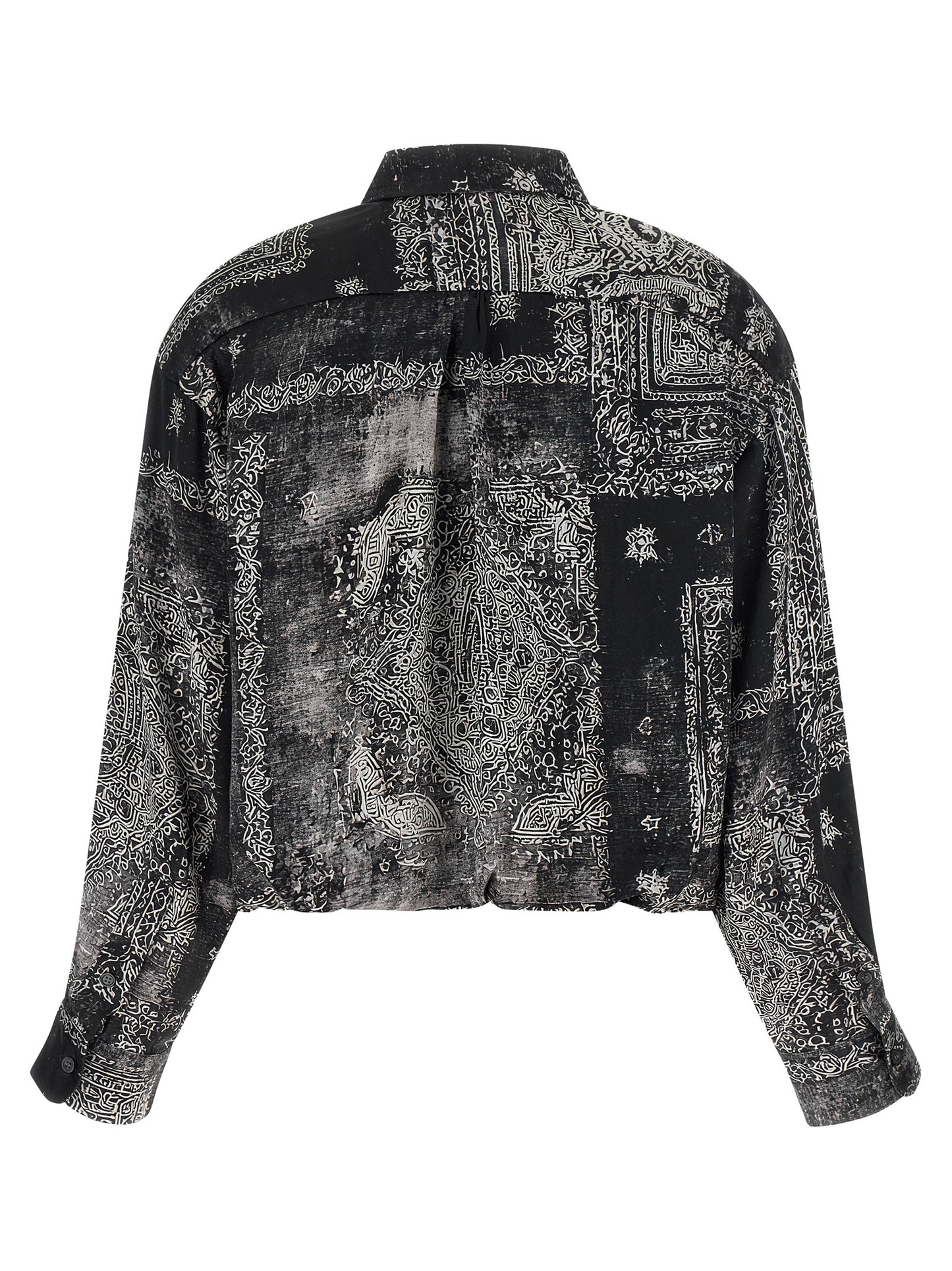 R13 Black Silk Blouse