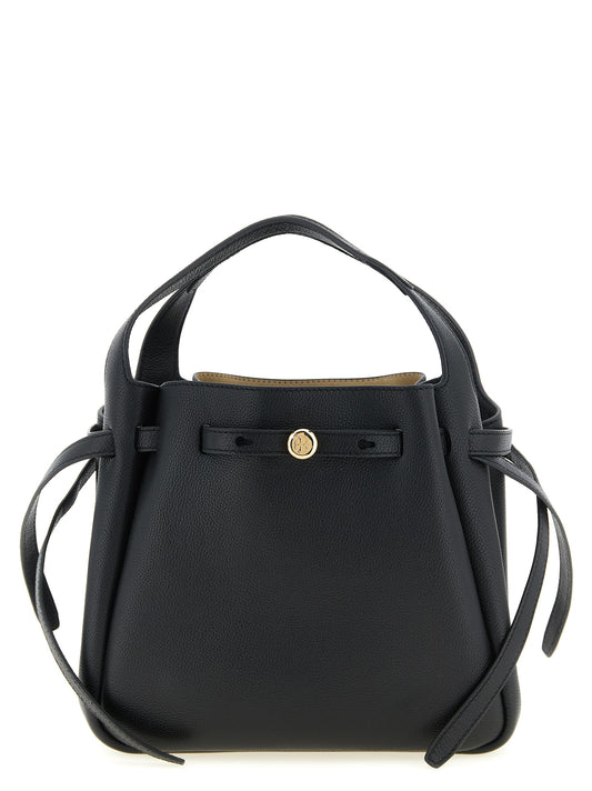 Tory Burch Black Cowhide Handbag
