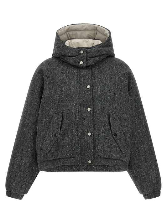 Brunello Cucinelli Gray Virgin Wool Jacket