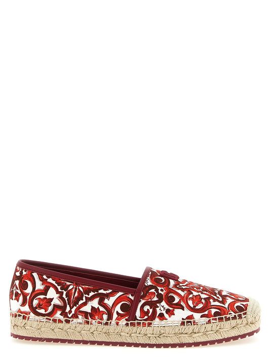 Dolce & Gabbana Multicolor Cotton Espadrilles