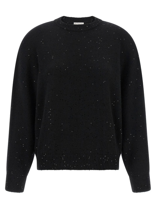 Brunello Cucinelli Black Cashmere Cardigan