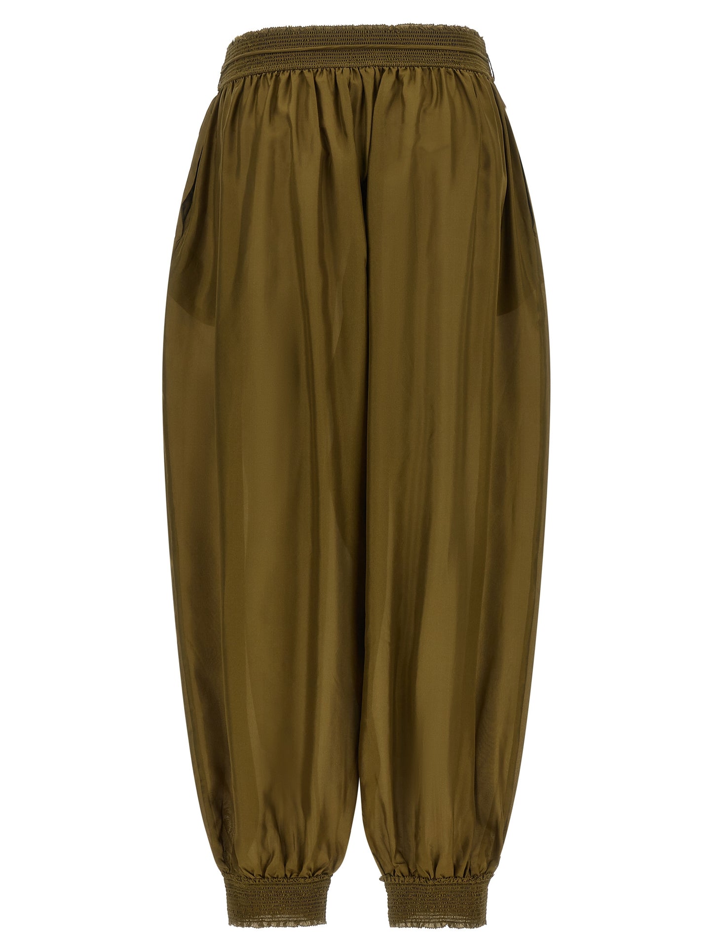 Zimmermann Bicolor Silk Casual Pants