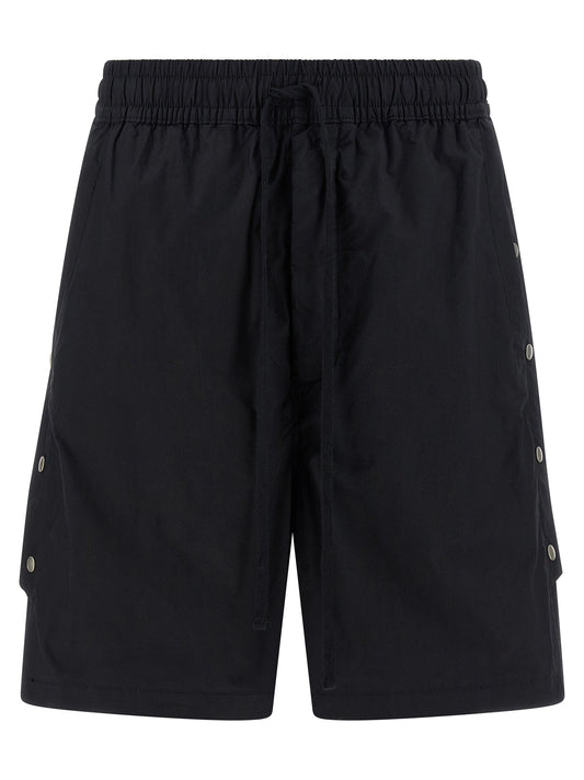 Thom Krom Black Cotton Bermuda Shorts